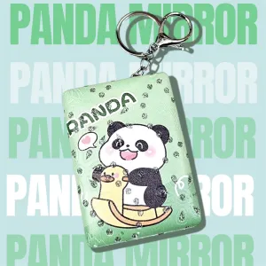 – Mirror Keychain Consistent quality Edition Panda Kawaii Anti-slip Glitter