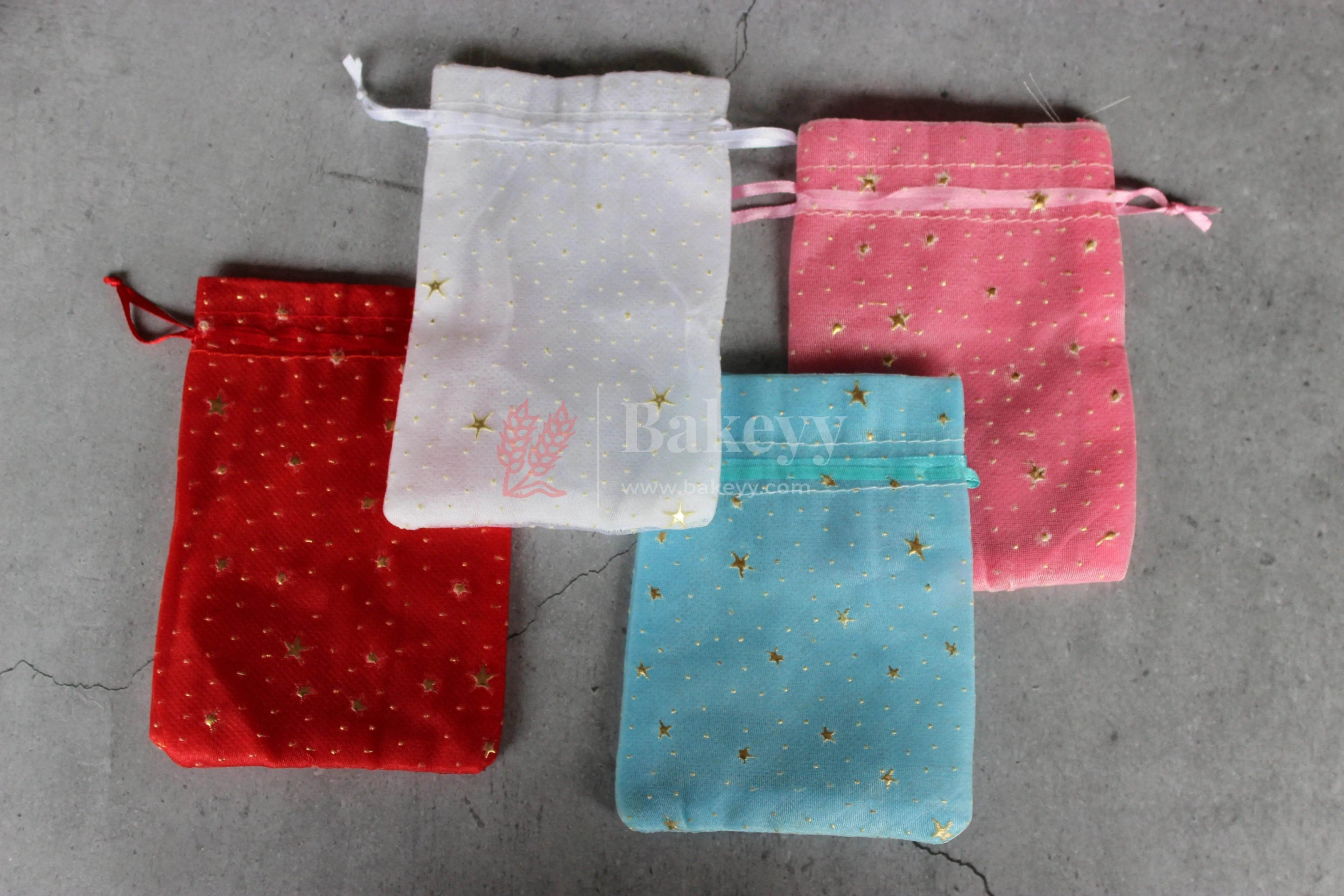 10x14 CM | Cotton Potli Bags | Pack of 50 | Candy Bag | Drawstring Bags