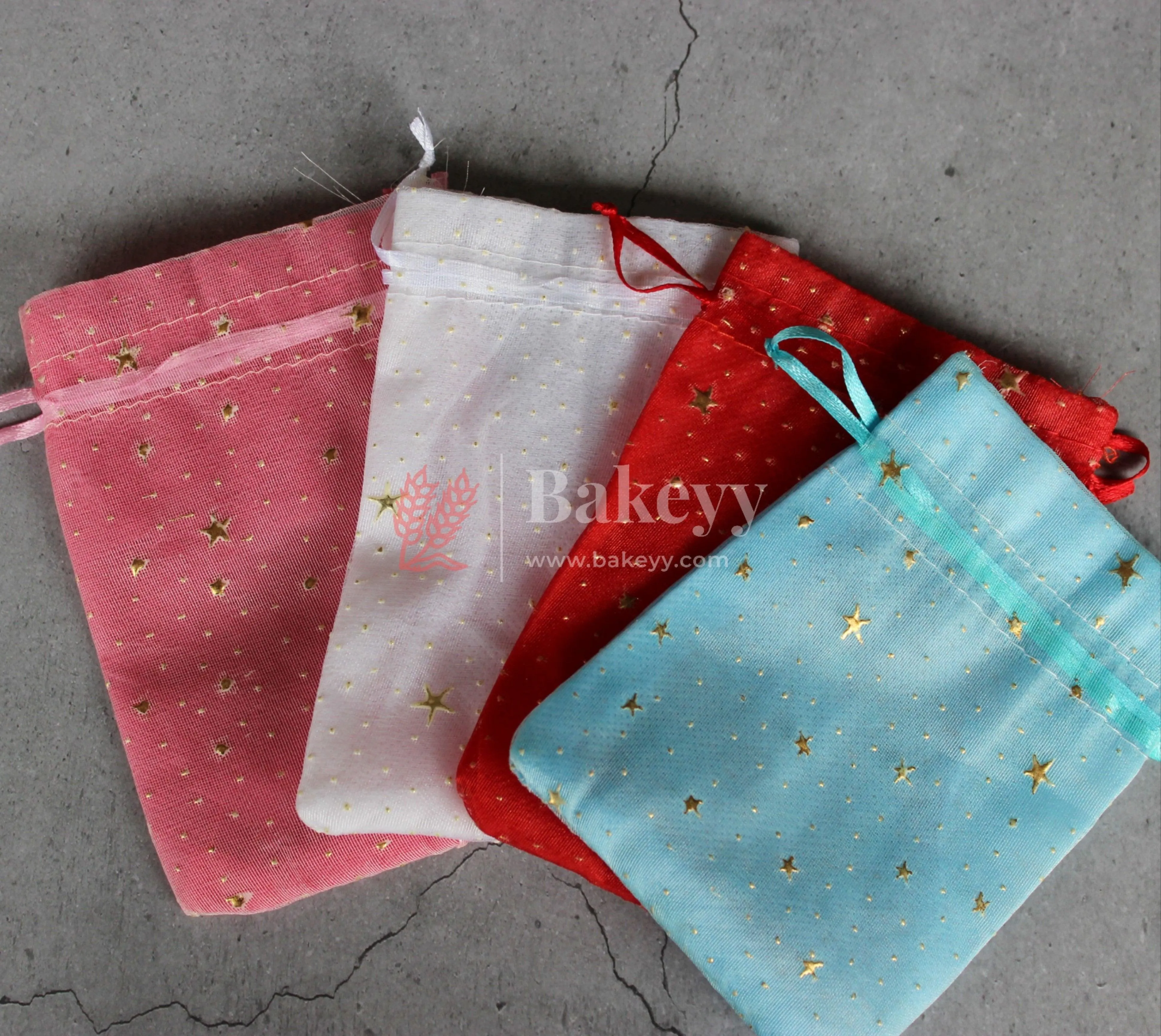 10x14 CM | Cotton Potli Bags | Pack of 50 | Candy Bag | Drawstring Bags