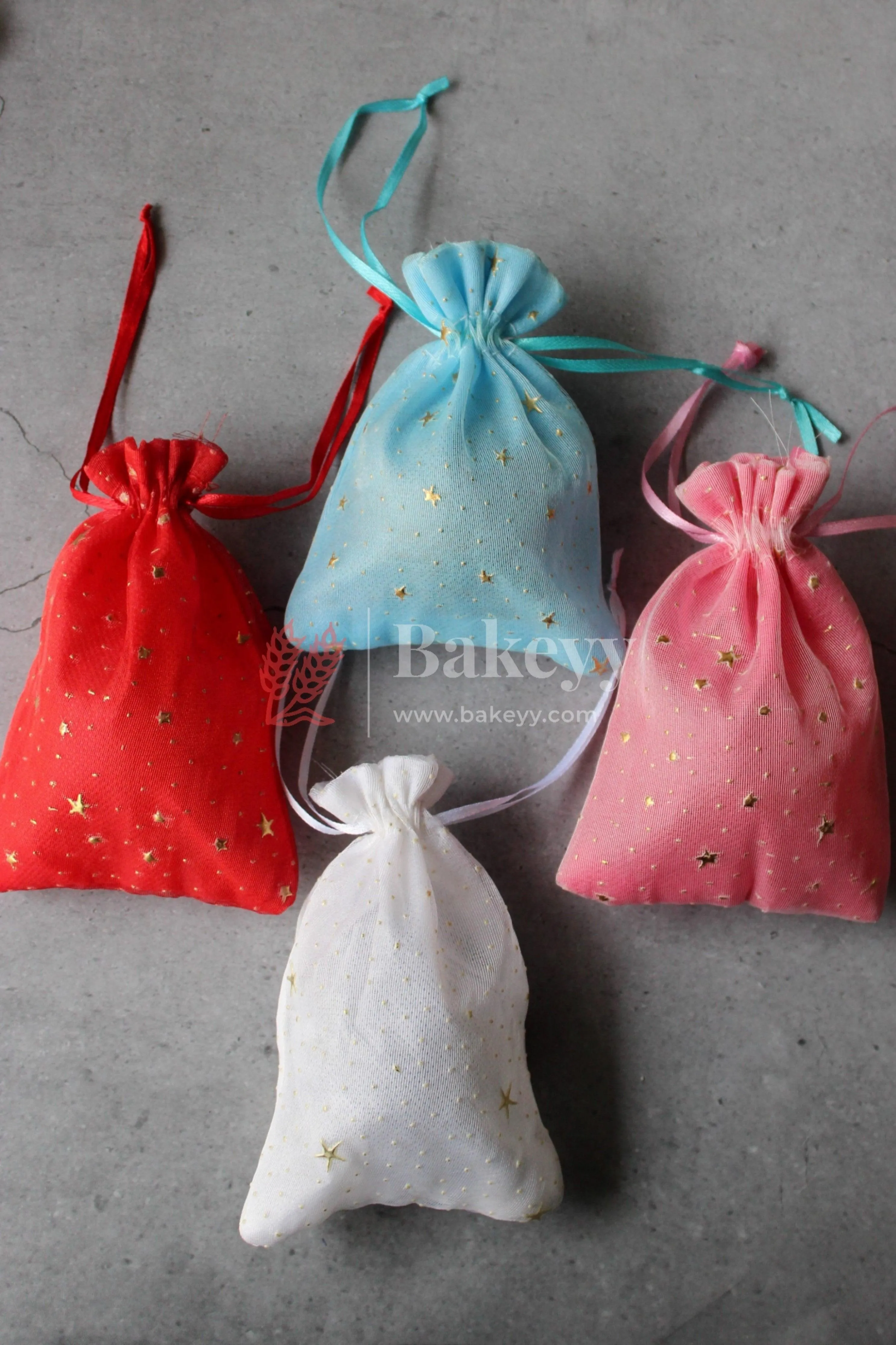 10x14 CM | Cotton Potli Bags | Pack of 50 | Candy Bag | Drawstring Bags