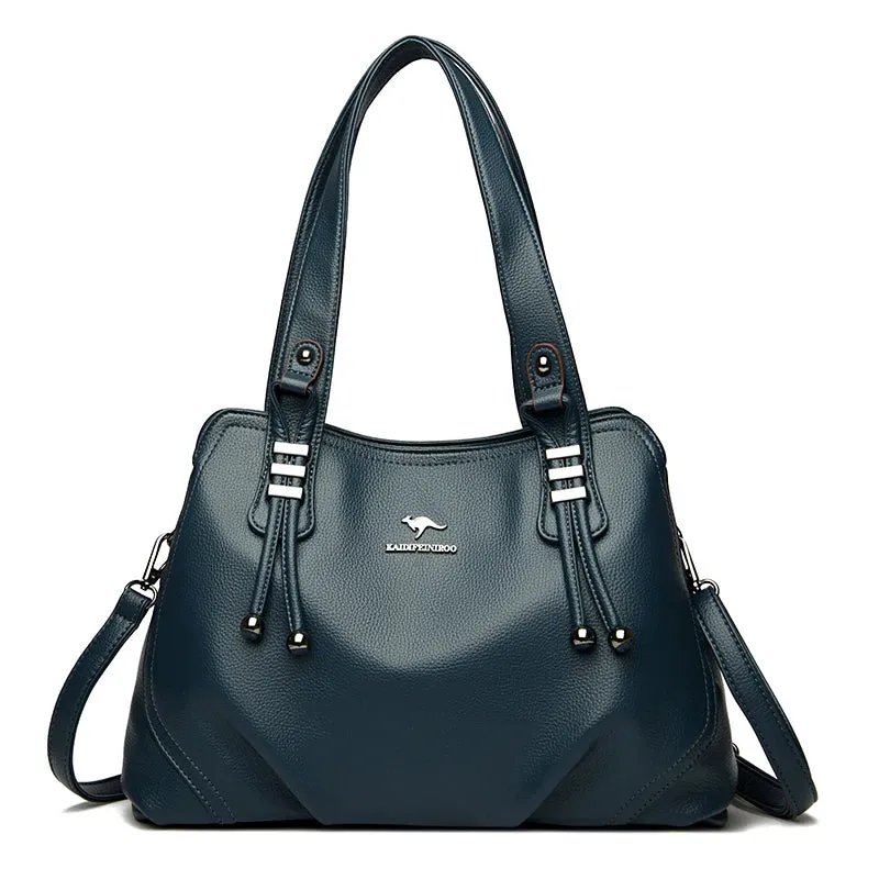 2024 Genuine Fashion 3 Layers Luxury Women Bags Designer HIgh Quality soft leather Shoulder Bag Crossbody Bags for Women
