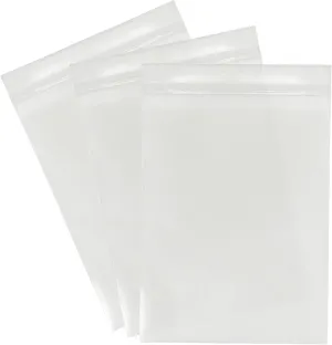 6   6 Mil Reclosable Clear Plastic Zip Bags (6 in x 9 in)