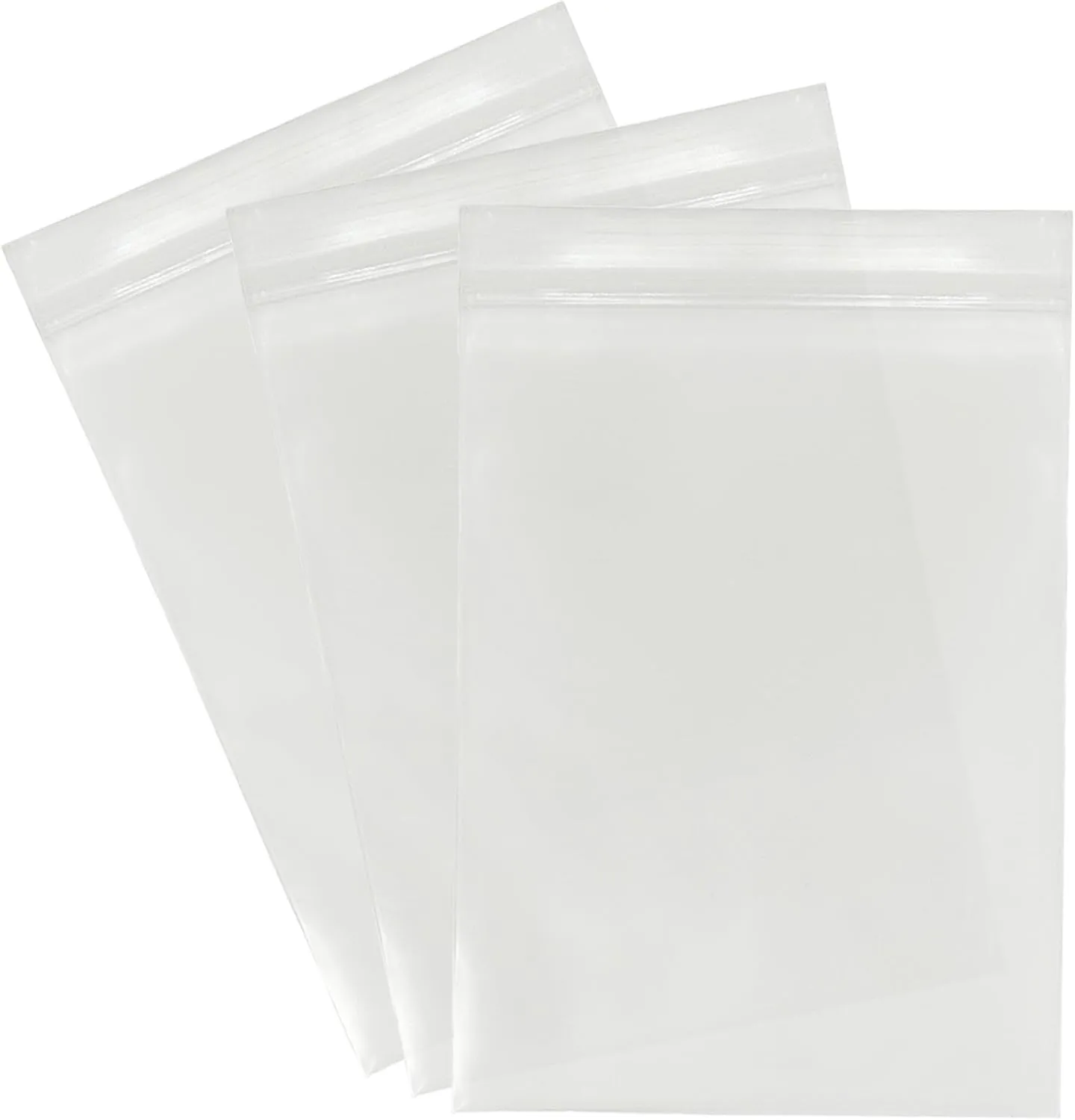 6   6 Mil Reclosable Clear Plastic Zip Bags (6 in x 9 in)