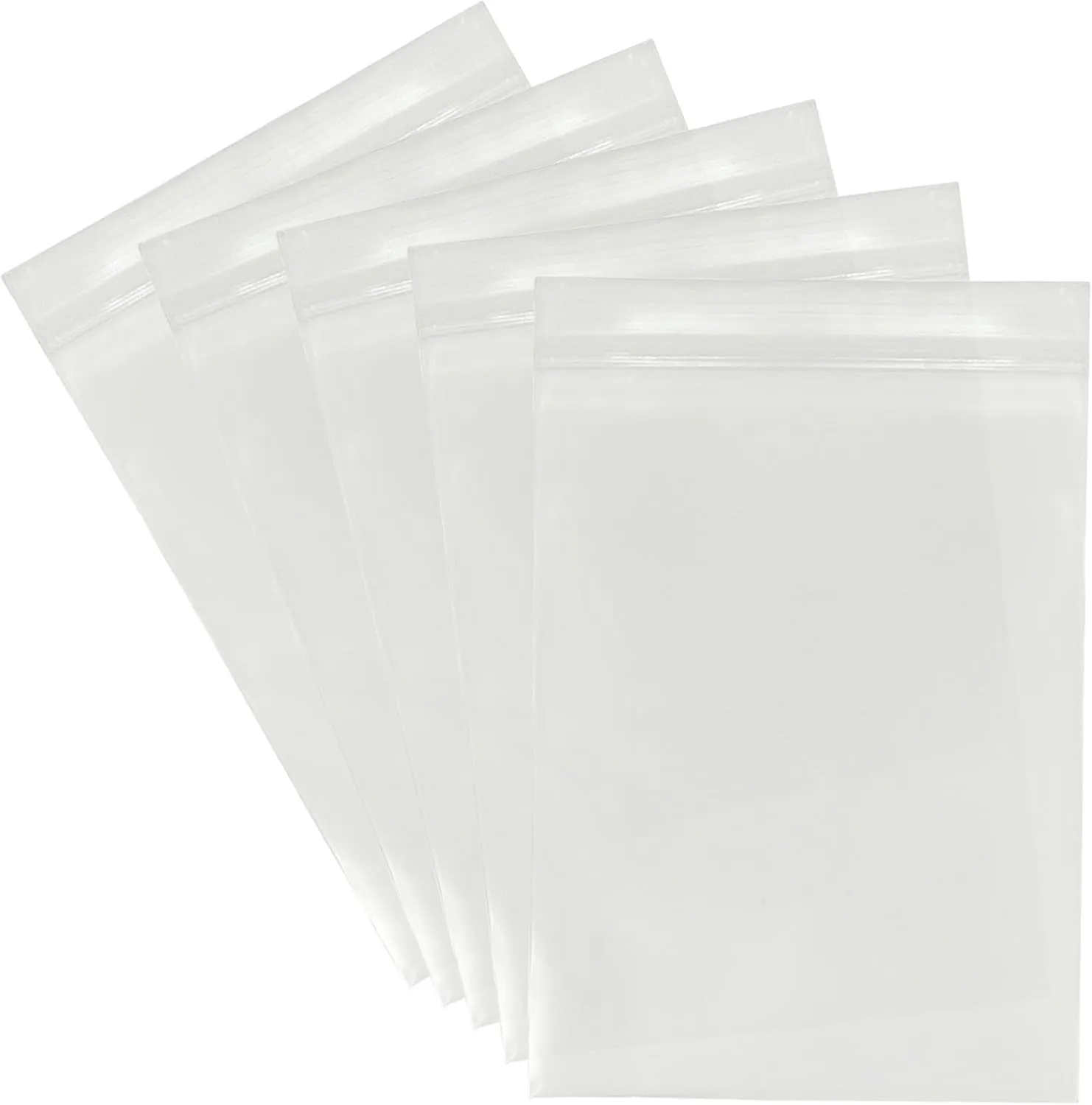 6   6 Mil Reclosable Clear Plastic Zip Bags (6 in x 9 in)