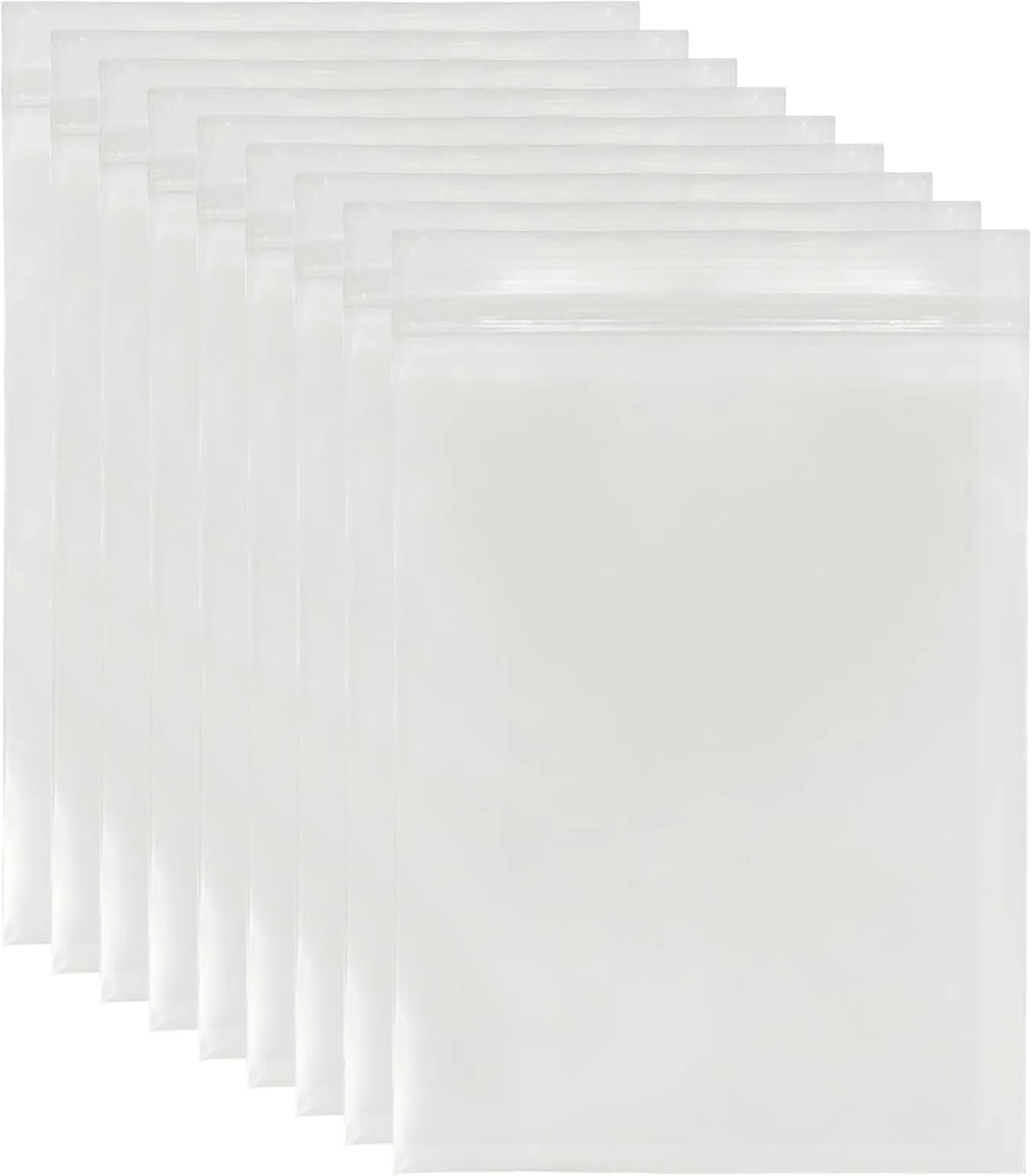 6   6 Mil Reclosable Clear Plastic Zip Bags (6 in x 9 in)