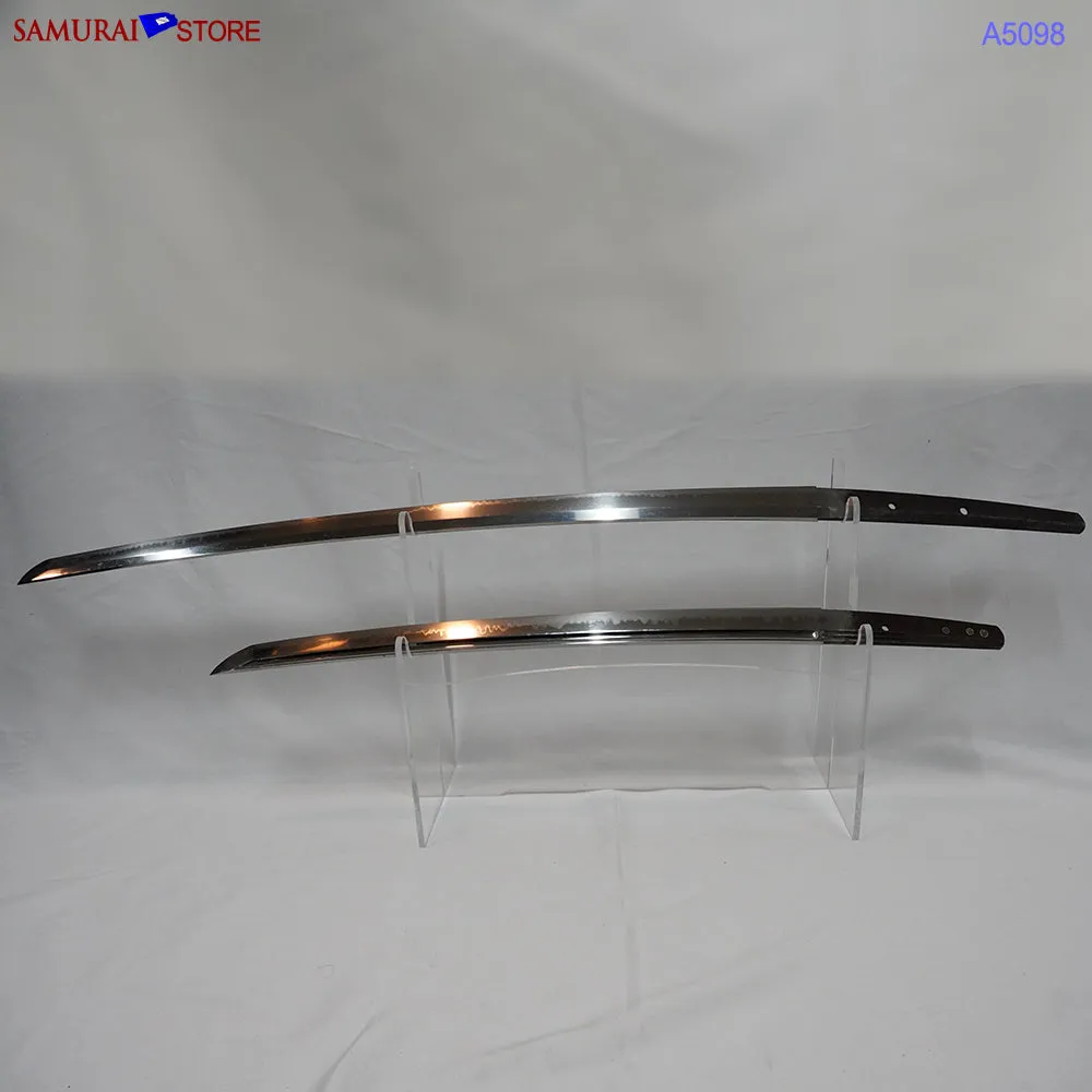 A5098 Pair of antique Daisho Katana & Wakizashi w/ Great Mountings w/ NBTHK 3 certificates