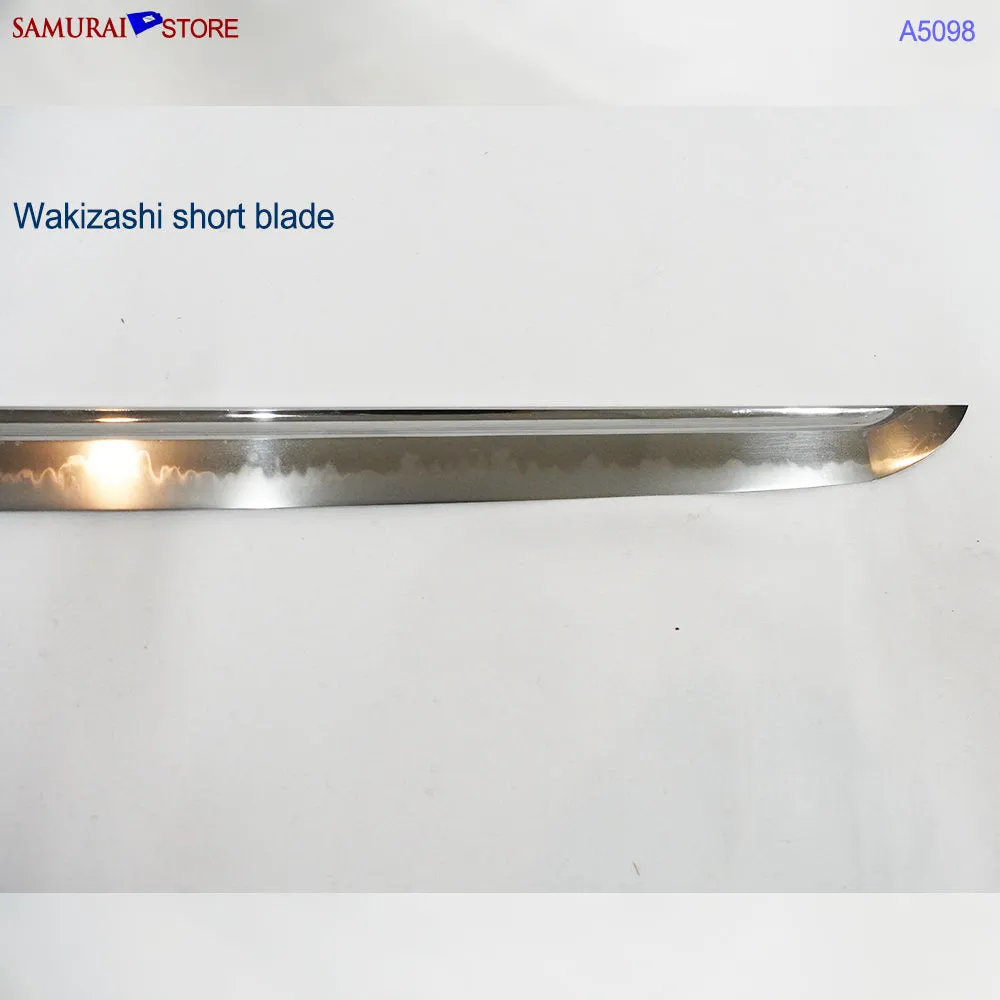 A5098 Pair of antique Daisho Katana & Wakizashi w/ Great Mountings w/ NBTHK 3 certificates