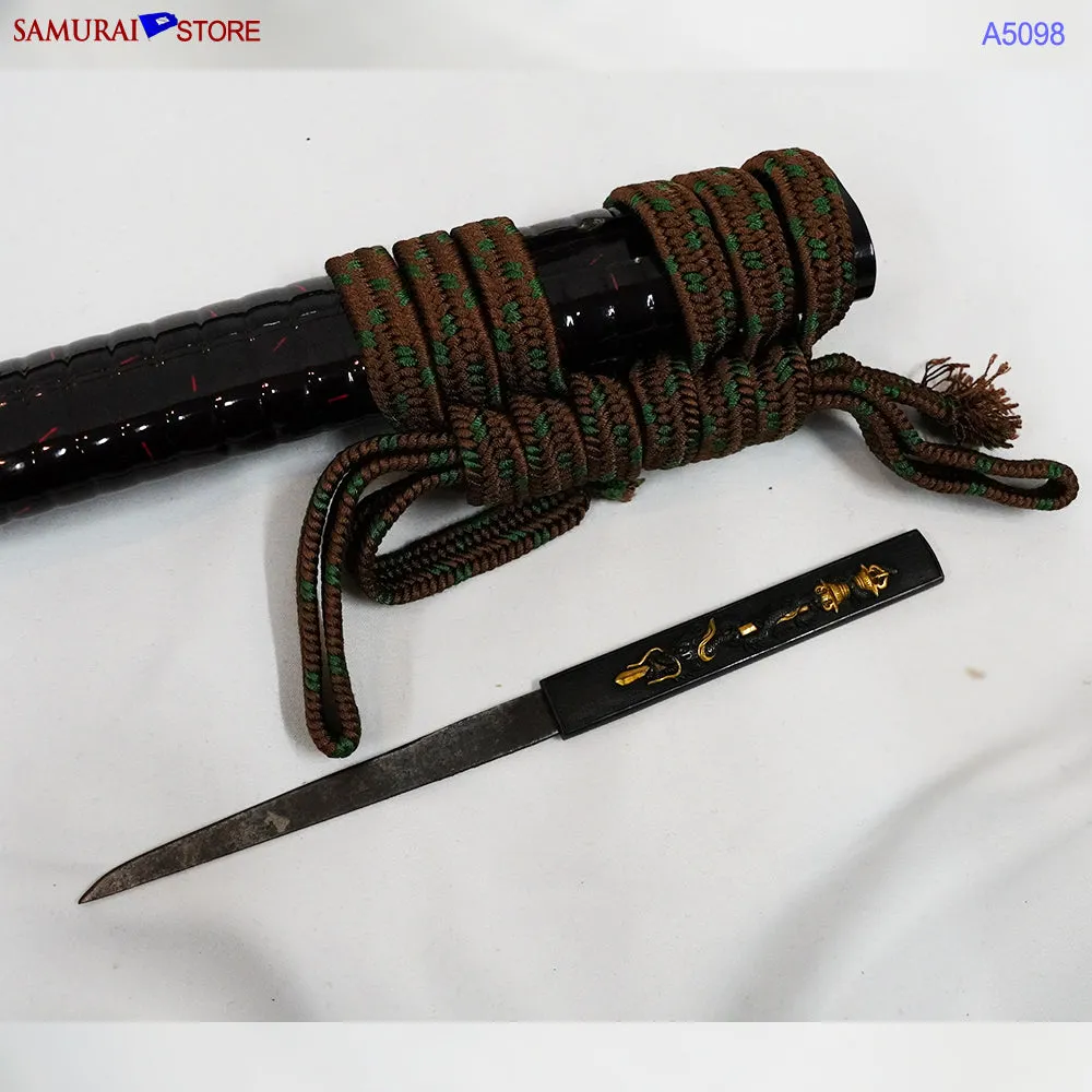 A5098 Pair of antique Daisho Katana & Wakizashi w/ Great Mountings w/ NBTHK 3 certificates