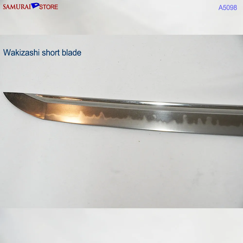 A5098 Pair of antique Daisho Katana & Wakizashi w/ Great Mountings w/ NBTHK 3 certificates