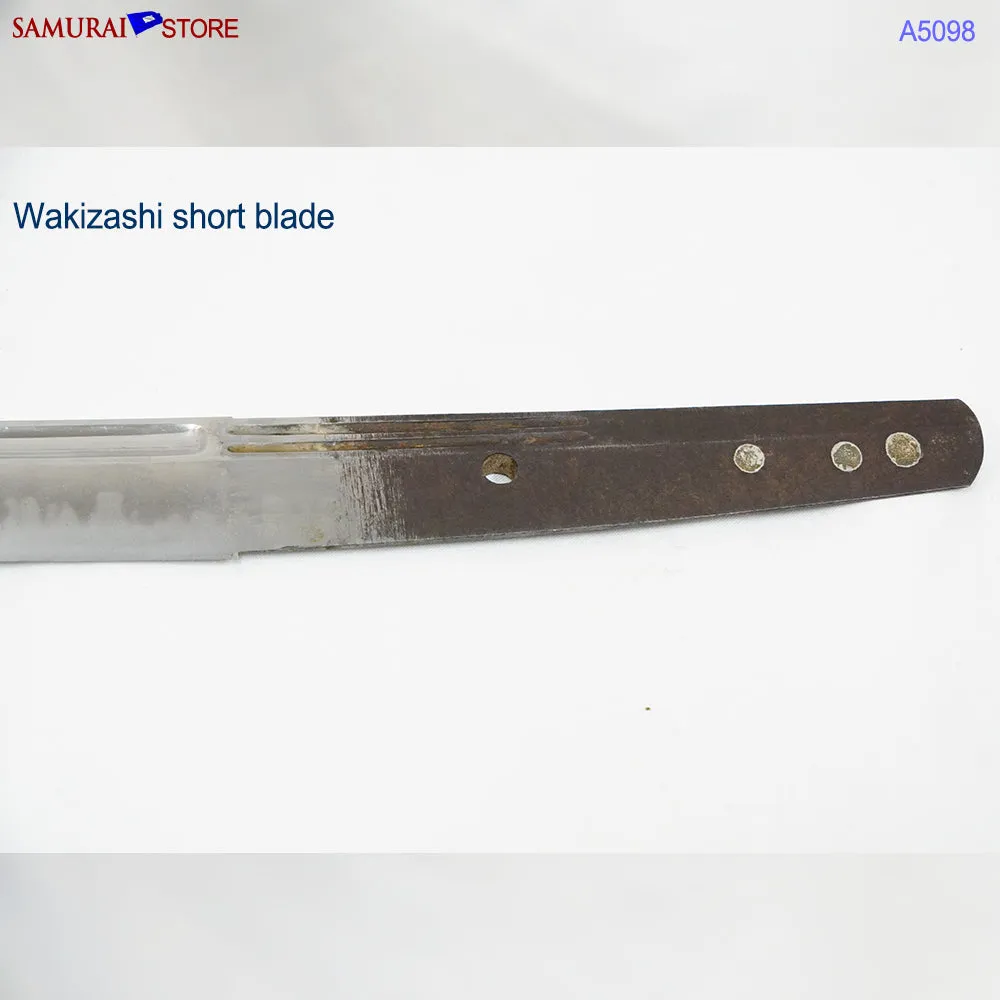 A5098 Pair of antique Daisho Katana & Wakizashi w/ Great Mountings w/ NBTHK 3 certificates