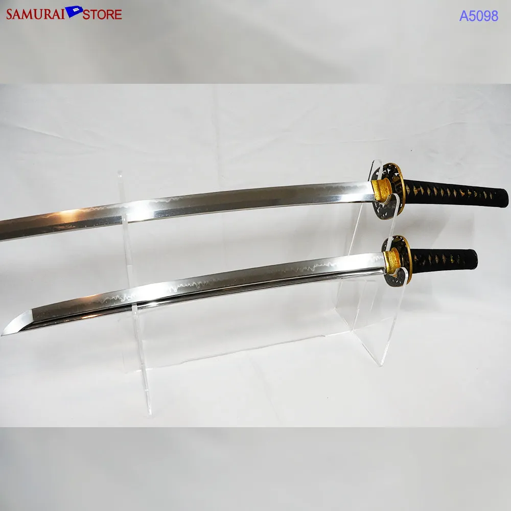 A5098 Pair of antique Daisho Katana & Wakizashi w/ Great Mountings w/ NBTHK 3 certificates