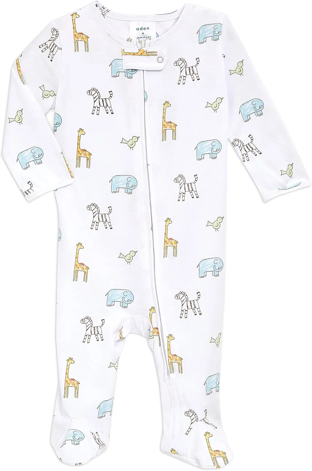 aden   anais Comfort Knit Footie One Piece – Onesie Footie Pajamas for Babies