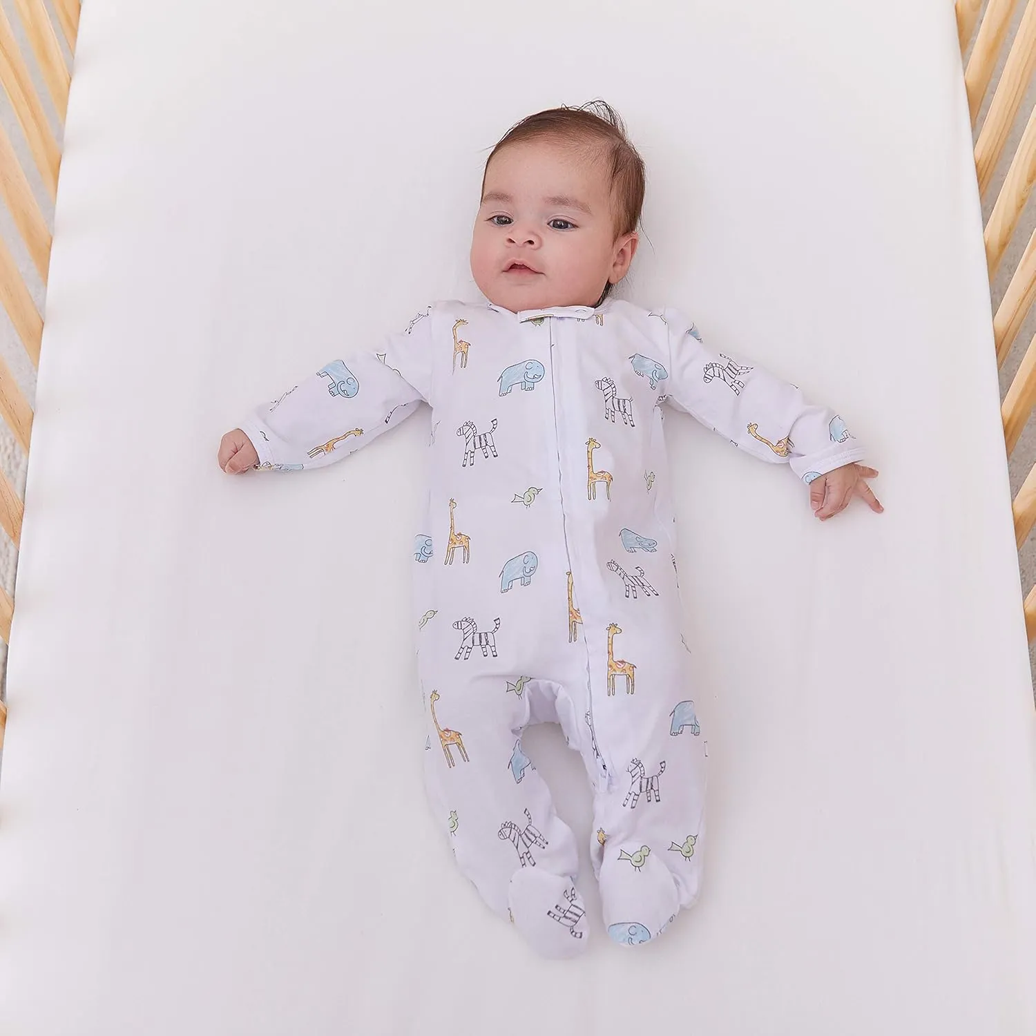aden   anais Comfort Knit Footie One Piece – Onesie Footie Pajamas for Babies