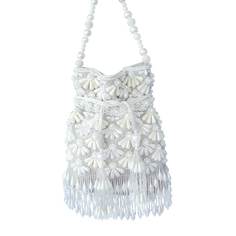 Adora By Ankita Beige Fareeda Potli Bag
