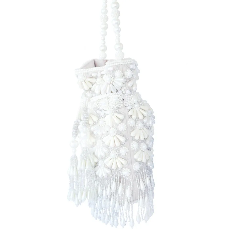 Adora By Ankita Cream Fareeda Potli Bag