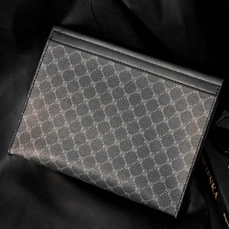 Amir Embossed Zipper Purse