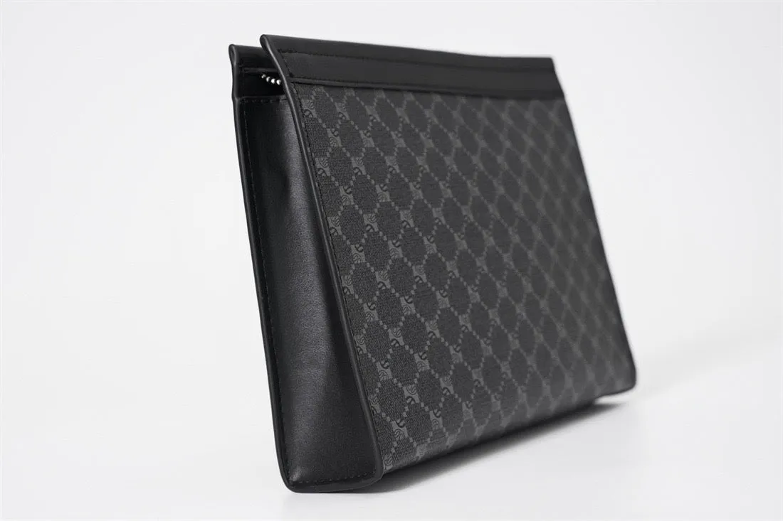 Amir Embossed Zipper Purse