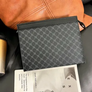 Amir Embossed Zipper Purse