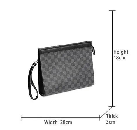 Amir Embossed Zipper Purse