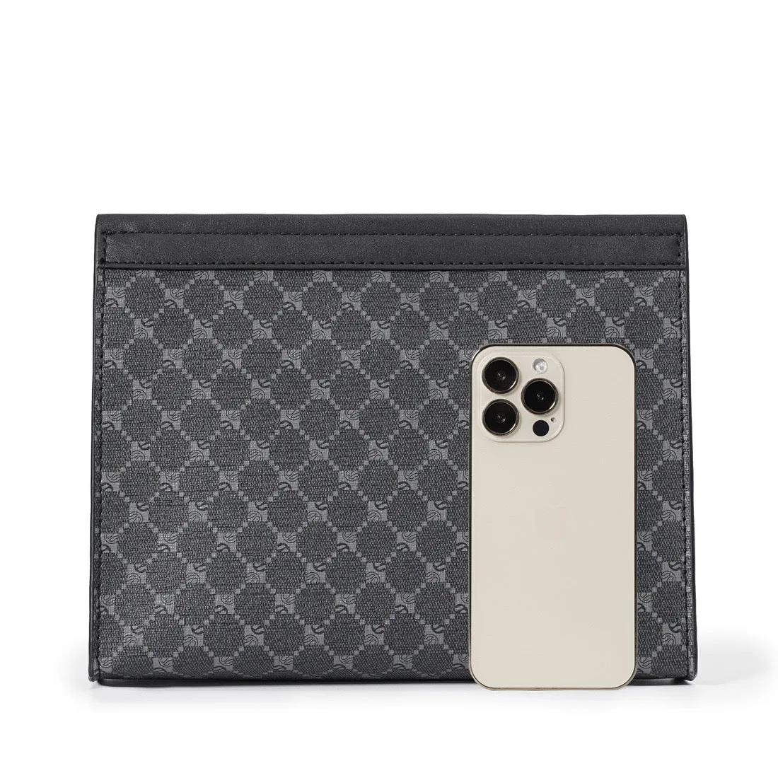 Amir Embossed Zipper Purse