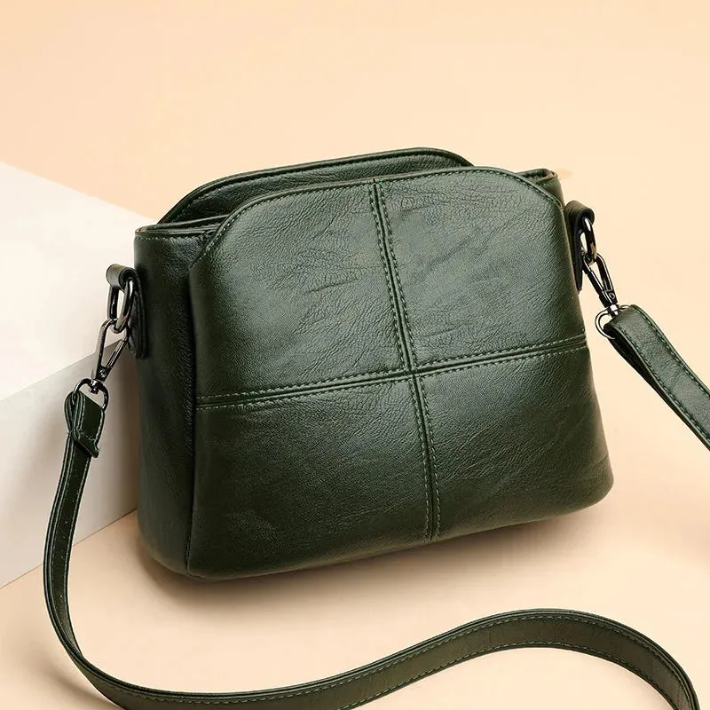 Amira | Vintage Leather Shoulder Bag
