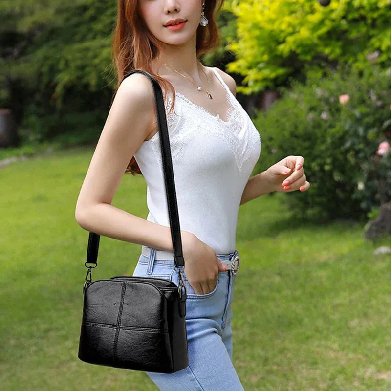 Amira | Vintage Leather Shoulder Bag