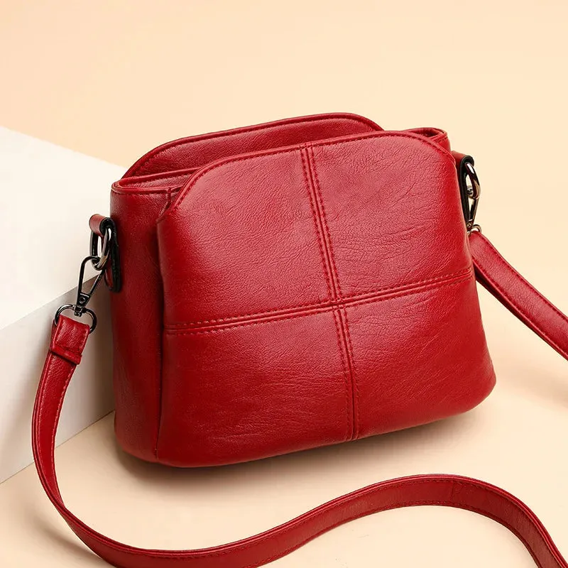 Amira | Vintage Leather Shoulder Bag