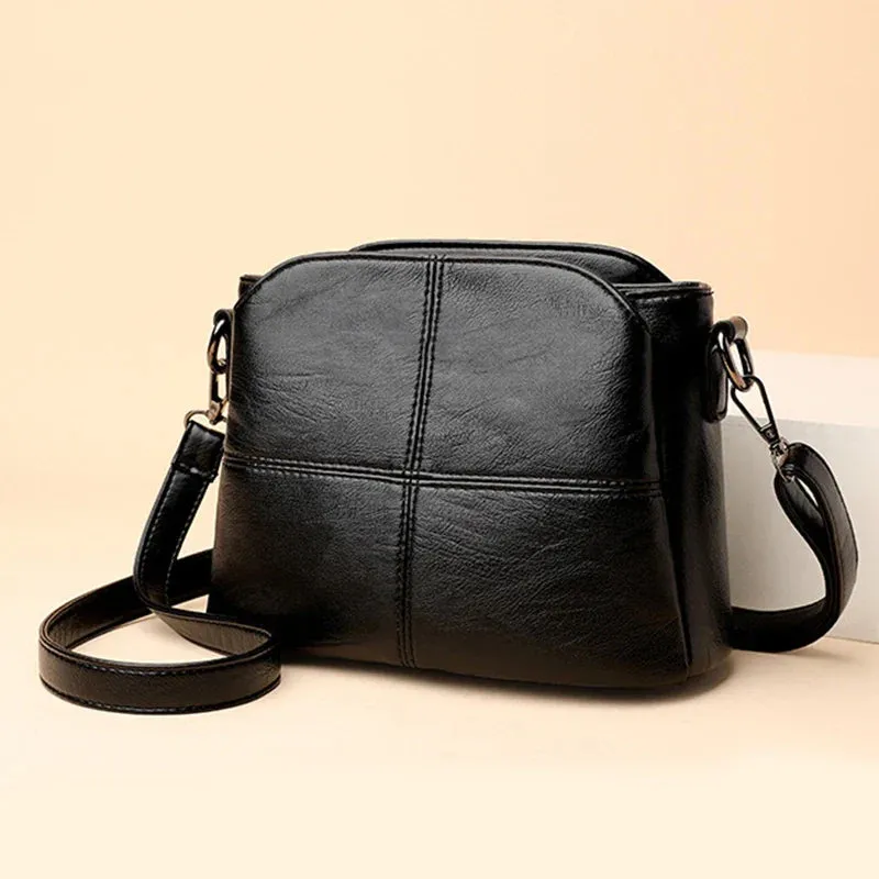 Amira | Vintage Leather Shoulder Bag