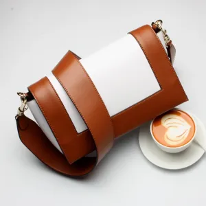 AND Messenger Panelled Handbags Leather Bag Luxurious Comprehensive assistance Shoulder Bags Fashion Small Genuine Luxury GRAY Crossbody Bag VL  PINK Women