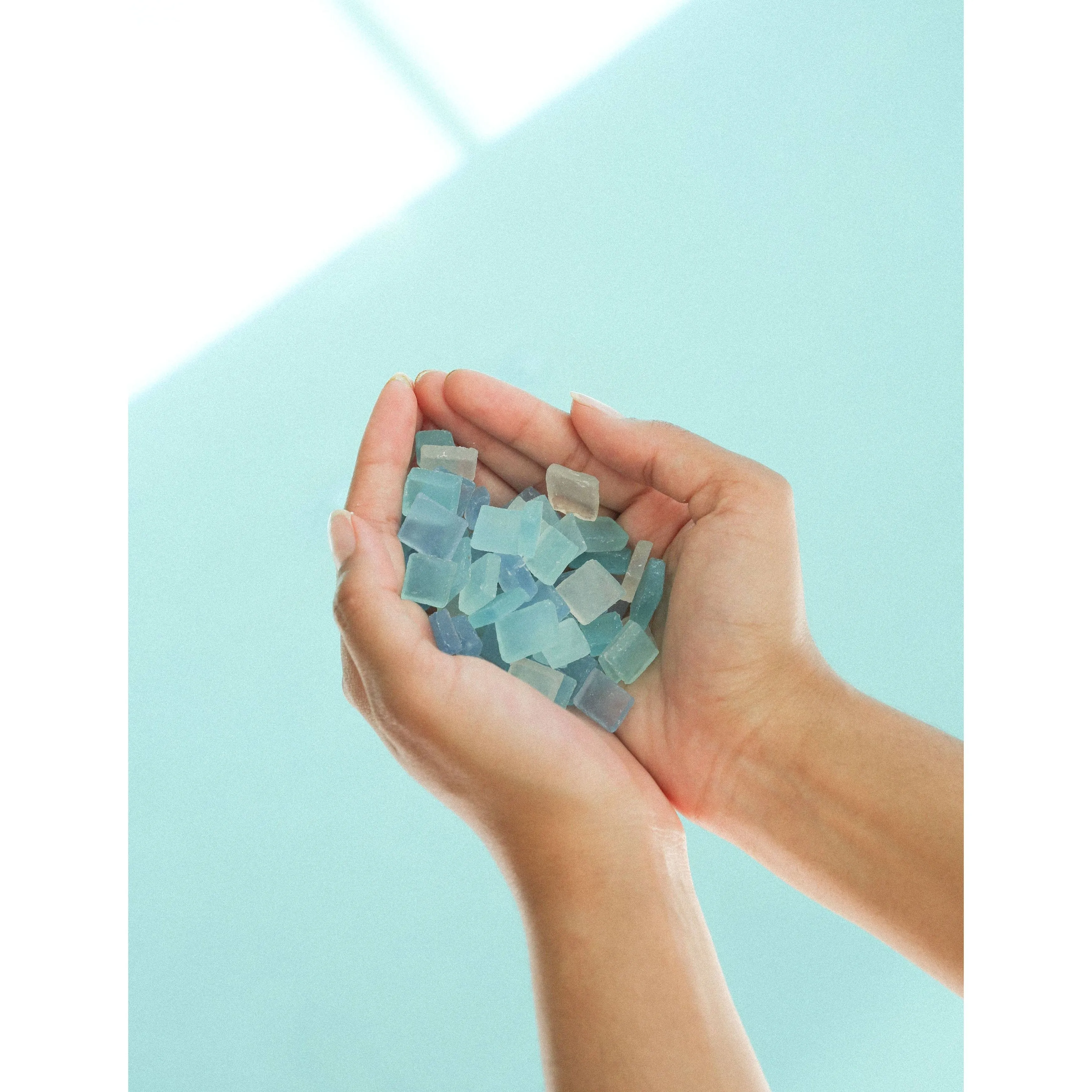 Aqua Beach Glass / Sea Glass Soap