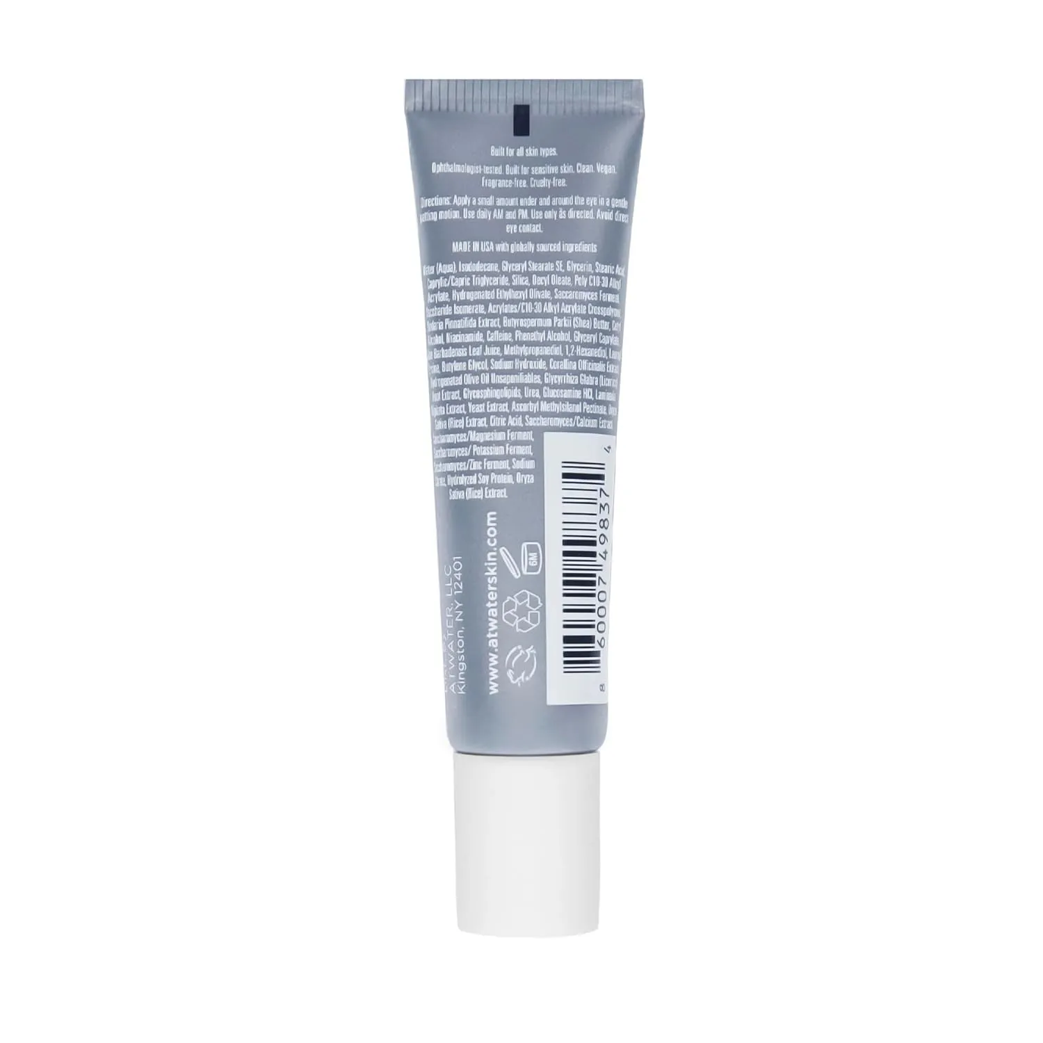 ATWATER Men's Eye Cream - Eye Bag Treatment - Skin Care Designed to reduce Dark Circles, Under Eye Bags, Puffiness and Anti-Aging Formula - Moisturizer for Fine Lines, Wrinkles - 0.5 oz (2 pack)