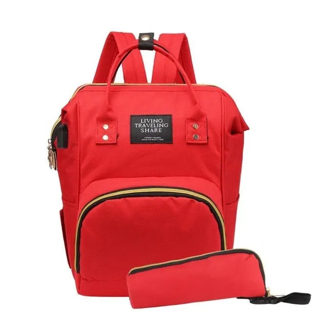 Baby for Backpack Nappy Bag User-friendly Large Multifunctional Verified secure Fashion Mummy Bag Baby Diaper Care Capacity Maternity Bag