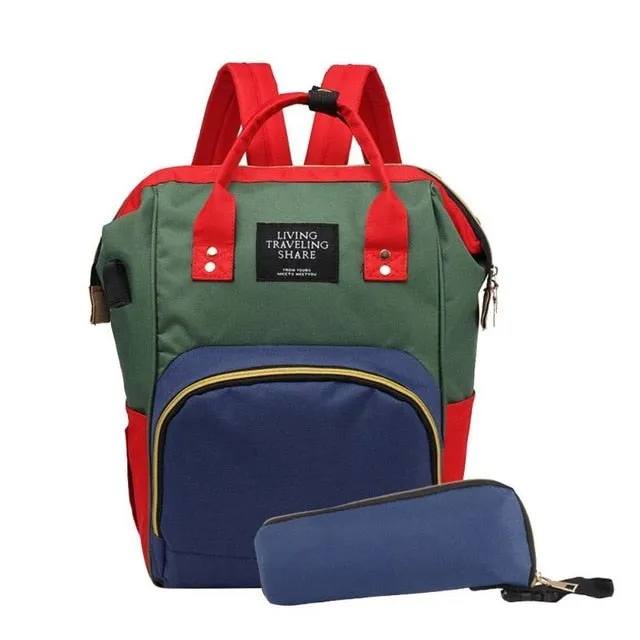 Baby for Backpack Nappy Bag User-friendly Large Multifunctional Verified secure Fashion Mummy Bag Baby Diaper Care Capacity Maternity Bag