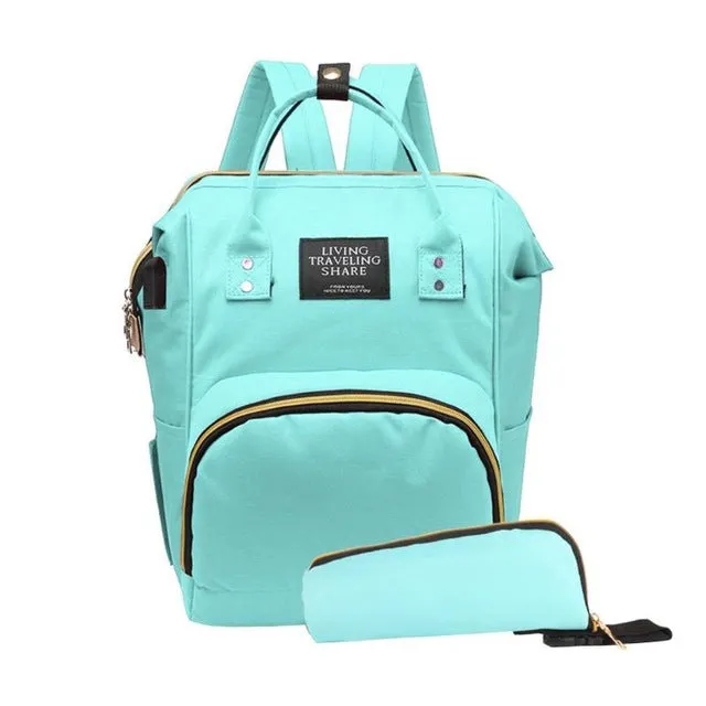 Baby for Backpack Nappy Bag User-friendly Large Multifunctional Verified secure Fashion Mummy Bag Baby Diaper Care Capacity Maternity Bag