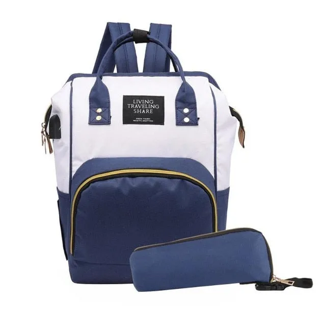 Baby for Backpack Nappy Bag User-friendly Large Multifunctional Verified secure Fashion Mummy Bag Baby Diaper Care Capacity Maternity Bag