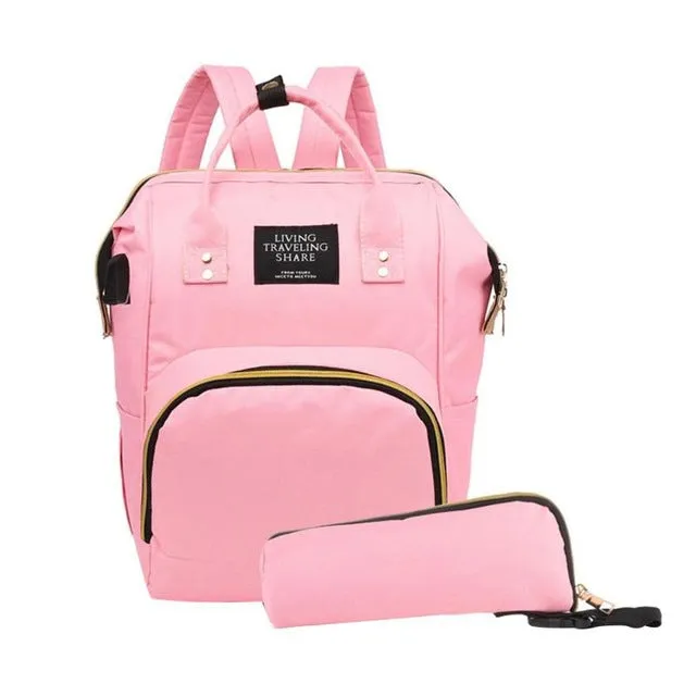 Baby for Backpack Nappy Bag User-friendly Large Multifunctional Verified secure Fashion Mummy Bag Baby Diaper Care Capacity Maternity Bag