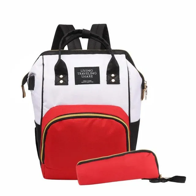Baby for Backpack Nappy Bag User-friendly Large Multifunctional Verified secure Fashion Mummy Bag Baby Diaper Care Capacity Maternity Bag