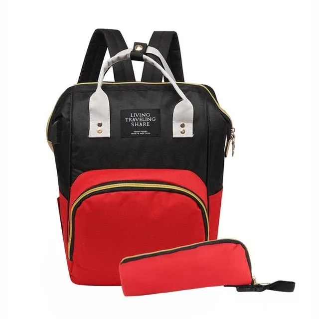 Baby for Backpack Nappy Bag User-friendly Large Multifunctional Verified secure Fashion Mummy Bag Baby Diaper Care Capacity Maternity Bag