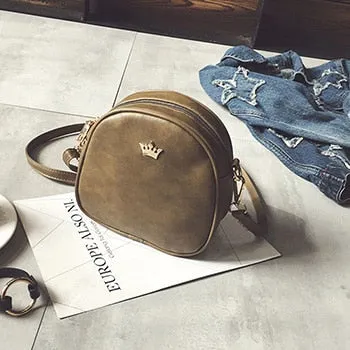 Bag Crown PU Bag Mara's Handbag Messenger Dream Female Leather Fashion Shoulder Bags Lady Crossbody Evening Fully automated 2019 Mini Complete range Women Bags