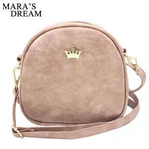 Bag Crown PU Bag Mara's Handbag Messenger Dream Female Leather Fashion Shoulder Bags Lady Crossbody Evening Fully automated 2019 Mini Complete range Women Bags