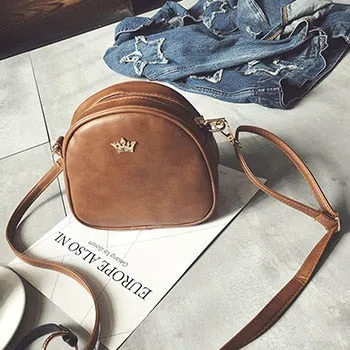 Bag Crown PU Bag Mara's Handbag Messenger Dream Female Leather Fashion Shoulder Bags Lady Crossbody Evening Fully automated 2019 Mini Complete range Women Bags