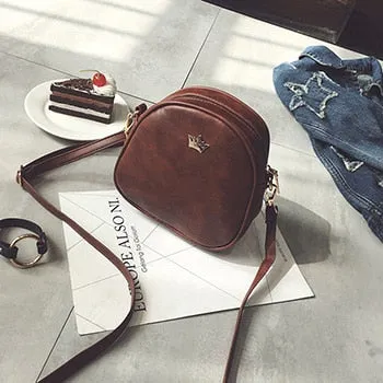Bag Crown PU Bag Mara's Handbag Messenger Dream Female Leather Fashion Shoulder Bags Lady Crossbody Evening Fully automated 2019 Mini Complete range Women Bags