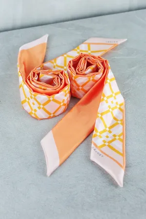 Bag Scarf in Orange