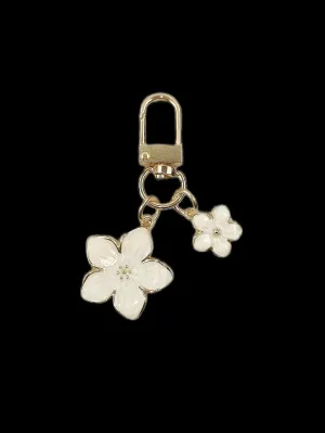 BagForLove - Delicate Cherry Blossom Shaped Keychain with Personalized ID Tag