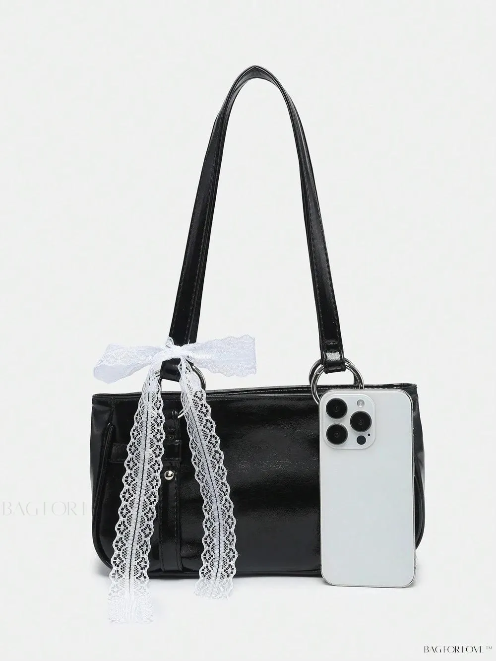 BagForLove - Delicate Lace Underarm Baguette, Ideal for Ladies' Night Out