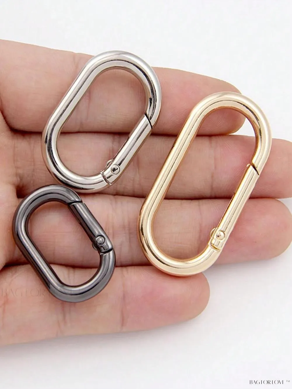 BagForLove - Delicate Metal Oval Can Be Opened Luggage Hardware
