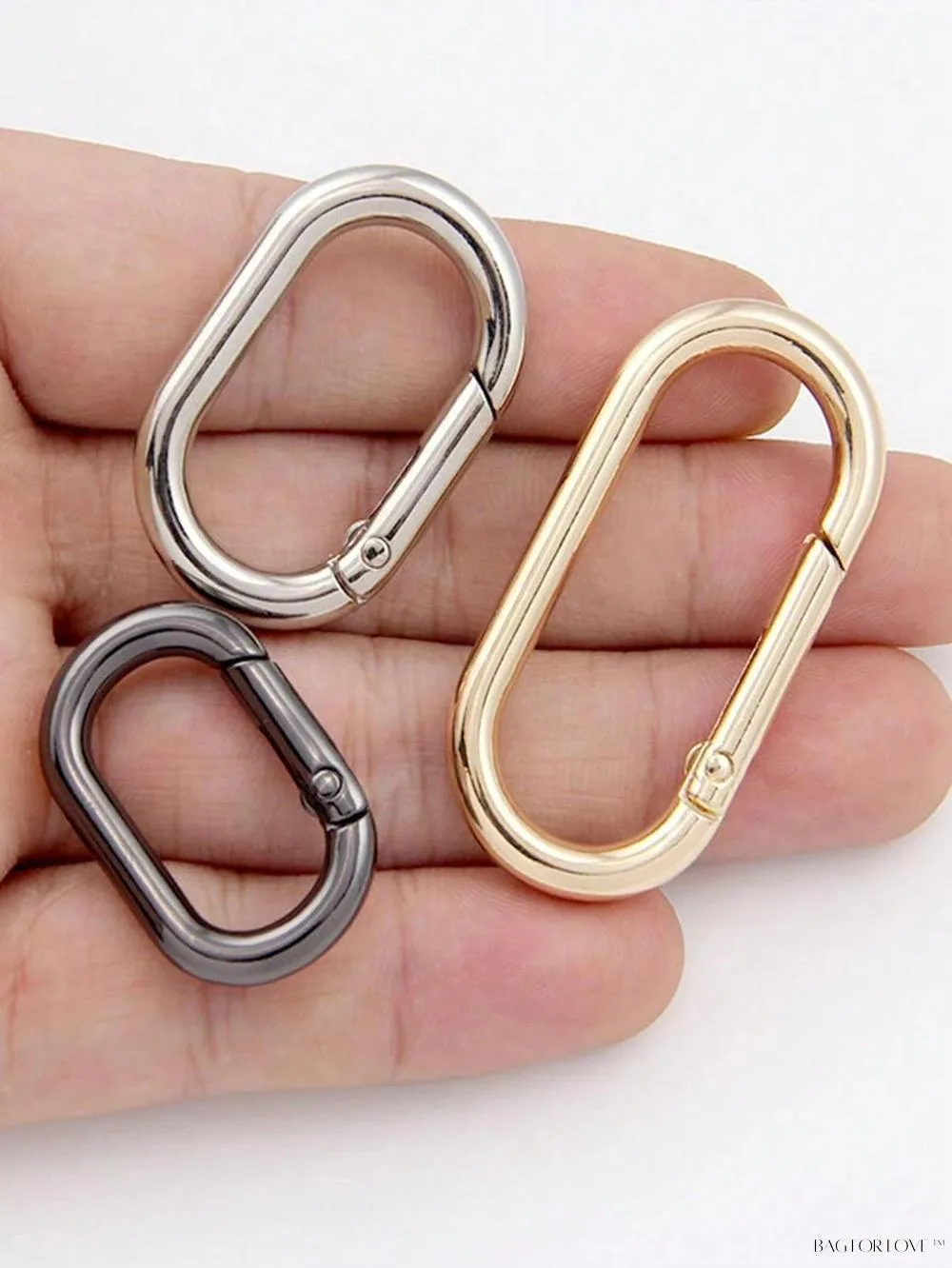 BagForLove - Delicate Metal Oval Can Be Opened Luggage Hardware