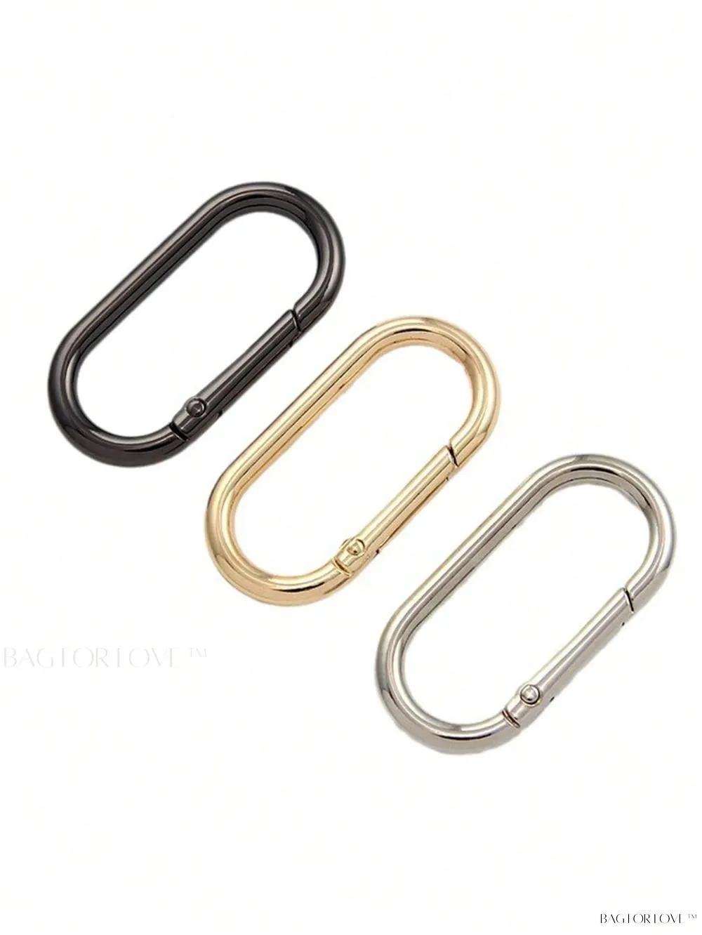 BagForLove - Delicate Metal Oval Can Be Opened Luggage Hardware