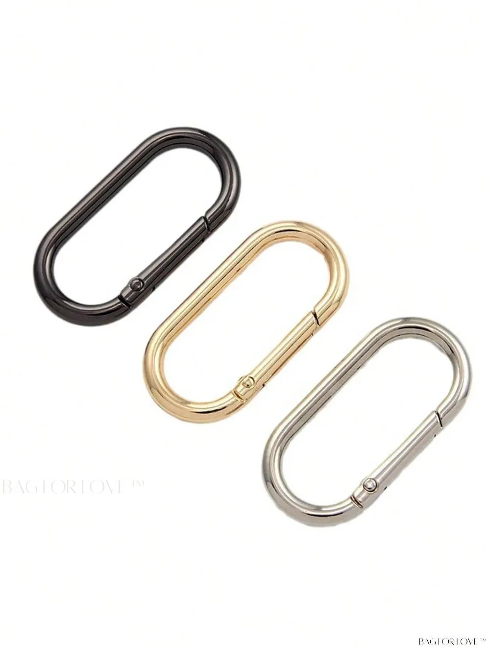 BagForLove - Delicate Metal Oval Can Be Opened Luggage Hardware