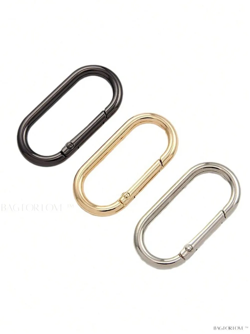 BagForLove - Delicate Metal Oval Can Be Opened Luggage Hardware